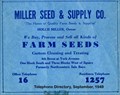 Image for Miller Seed and Supply -- York Nebraska -- 1949