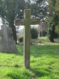 Image for Wooden Grave Cross - St Margaret's Church, Church Lane, Little Staughton, Bedfordshire, UK