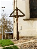 Image for Cross beside Church of Virgin Mary Assumption, Plana, Czech Republic