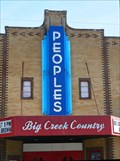 Image for People's Theater Sign - Pleasant Hill, Mo.