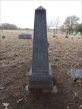 Image for FIRST Burial in Cottonwood Cemetery - Cottonwood, TX