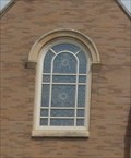 Image for Stained Glass Window above the front door - St. Louis Catholic Church - Clarksville MD