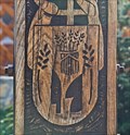 Image for Carved CoA of village Chlaba - Chlaba, Slovakia
