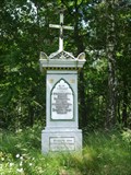 Image for Cross by deer-stand in Poustka / Kriz u posedu v Poustce, CZ