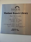 Image for Vineyard Branch Library - 2004 - San Jose, CA