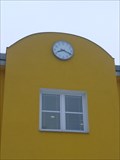 Image for Clock on building on Delnicka Street  - Havirov, Czech Republic