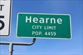 Image for Hearne, TX - Population 4459