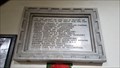 Image for Memorial Tablet - All Saints - Lubenham, Leicestershire