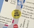Image for Westminster Mall "You are Here" Map (Cinnabon) - Westminster, CA