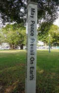 Image for Peace Pole - Sarasota, Florida, USA.