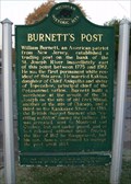 Image for Burnett’s Post Historical Marker