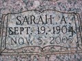 Image for 101- Sarah A. Spigener - Arcadia, OK