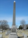 Image for J A Shuttleworth Obelisk - Pleasant Hill Cemetery - Pleasant Hill, Mo.