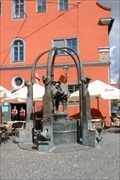 Image for Marktbrunnen/Market fountain in Nördlingen, Bayern/Bavaria