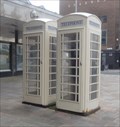 Image for A Pair Of Hull Style Cream Telephone Boxes - Kingston-upon-Hull, UK