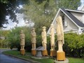 Image for Sculptures évoquant l'origine des bâtisseurs du Madawaska - Sculptures representing the builders of Madawaska - Edmundston, NB