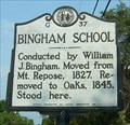 Image for Bingham School, Marker G-37