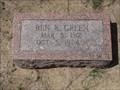Image for Ben K. Green - Cumby Cemetery - Cumby, TX