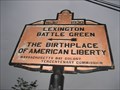 Image for Lexington Battle Green <-- The Birthplace of American Liberty