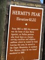 Image for Hermit's Peak - Sapello, NM
