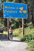 Image for Welcome To California Ca/Or Border on US199
