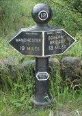 Image for Rochdale Canal Mile 13 Milepost – Warland, UK