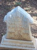 Image for M. L. Blasingame - I.O.O.F. Cemetery - Prescott, Arizona, USA