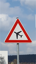 Image for Attention  Aircraft Vehicle crossing - Rudolstadt/ Thüringen/ Deutschland