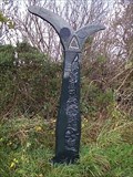 Image for National Cycle Network, Millennium Mileage/Direction Sign, Sourton Down, Devon UK