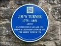 Image for JMW Turner, 1775 - 1851 Artist. West Malling. Kent. UK