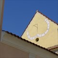 Image for Sundial on deanery, Lišov, Czech Republic