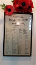 Image for Roll of Honour - St Carantoc - Crantock, Cornwall