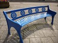 Image for Blue Bench Seat - Narbeth - Wales, Great Britain.