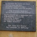 Image for Plaque for French Resistance Fighters - Brandenburg (Havel), Germany