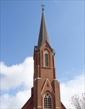 Image for St Mary Church Spire - Pontiac, Illinois, USA.