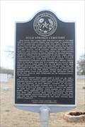 Image for Bold Springs Cemetery