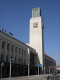 Image for Hodiny na budove hlavniho nadrazi / Clock at main train station Hradec Kralove, Czech republic