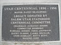Image for Utah Centennial 1896-1996 - Salem, Utah