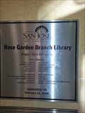 Image for Rose Garden Library - 2006 - San Jose, CA