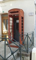Image for Red Telephone Box in Beton-Bazoches, France