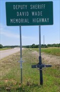Image for Deputy Sheriff David Wade Memorial Highway - Mulhall, OK