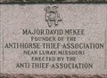 Image for Major David McKee - Anti-Horse Thief Association - Kahoka, MO