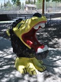 Image for Laughing Lion Fountain ~ Dubois, Wyoming