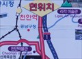 Image for Map of South Chungcheon Province  -  Cheonan, Korea