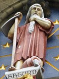 Image for Clock Tower Statue - Saturn - Cardiff Castle, Wales.
