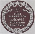Image for Lord Palmerston - Carlton Gardens, London, UK