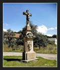 Image for Cross at a cycling path - Brod nad Labem, Czech Republic