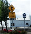 Image for Blind Person Crossing (near Tsunami sign), Cosmopolis, WA