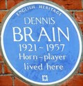 Image for Dennis Brain - Frognal, Hampstead, London, UK