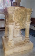 Image for Late Norman Font - St Cubert - Cubert, Cornwall